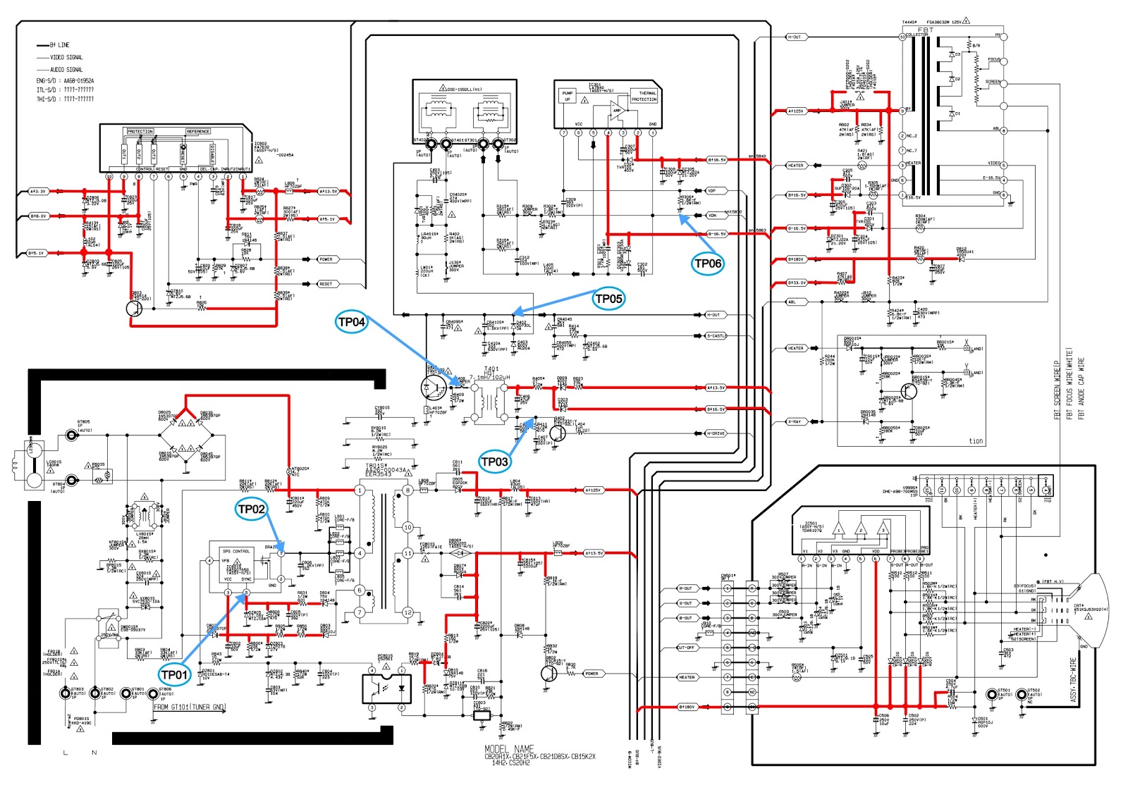 Samsung cs 15k9mq схема