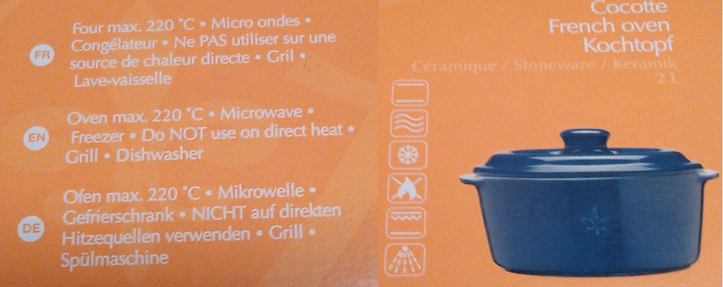 Маркировки на упаковке подскажут как можно использовать керамическую посуду, а как - нет