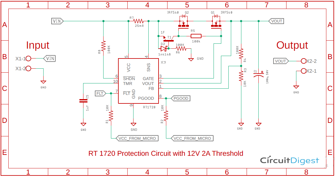 RT1720 Protection Circuit Diagram