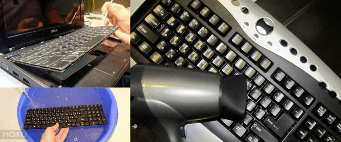 промывка монолитной клавиатуры