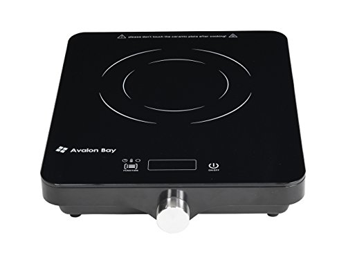 Avalon Bay Induction Cooktop 1800W Portable Induction Cooker Cooktop Countertop Burner, IC100B