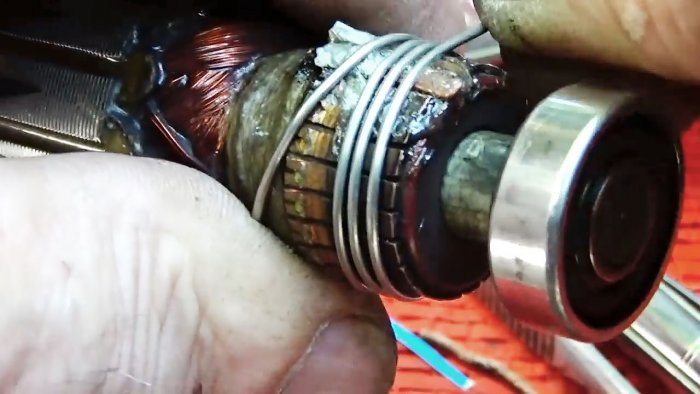 Восстановление коллекторных пластин якоря электродвигателя своими руками