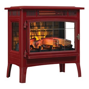 2. Duraflame 3D Infrared Electric Fireplace Stove