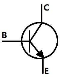 2N2222 NPN Transistor Symbol