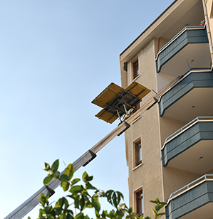 Hoisting your furniture through the balcony should be your last option and only done by experienced professionals.