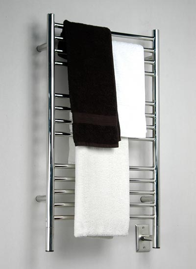 Image of Straight Towel Warmer With 13 Cross Bars, shown in polished finish