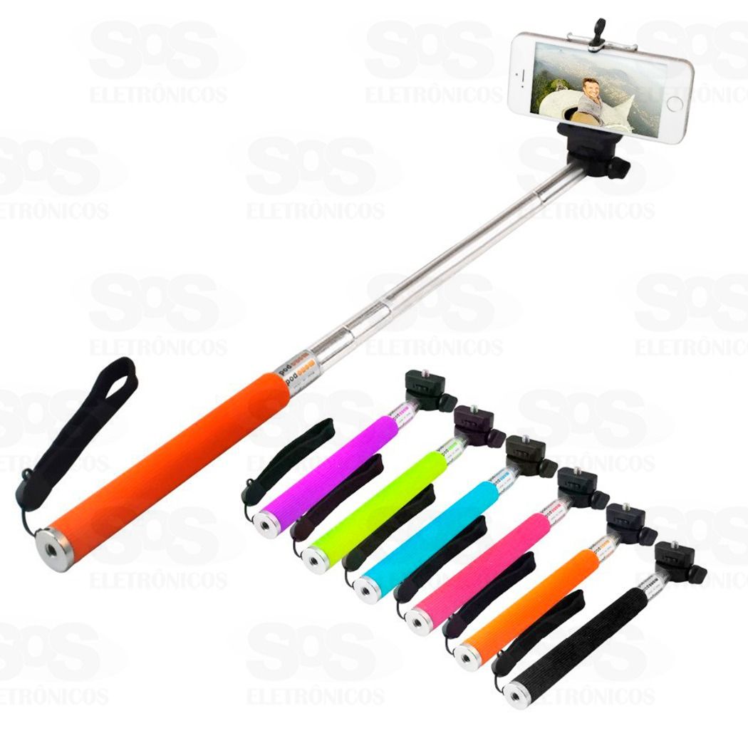 Basto De Selfie Com Controle Remoto ZB-007