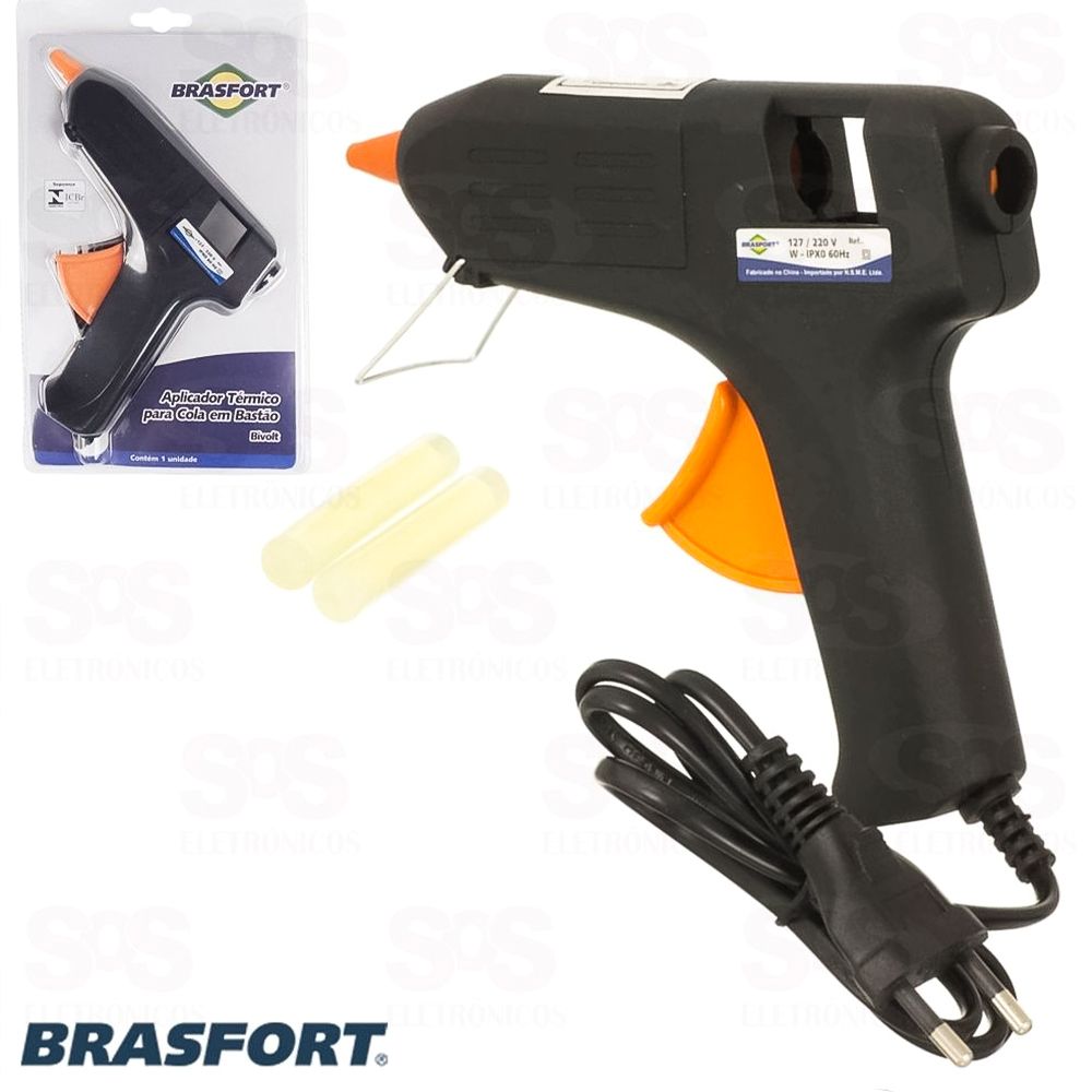 Aplicador Trmico Para Cola Basto 24W Bivolt Brasfort 7408