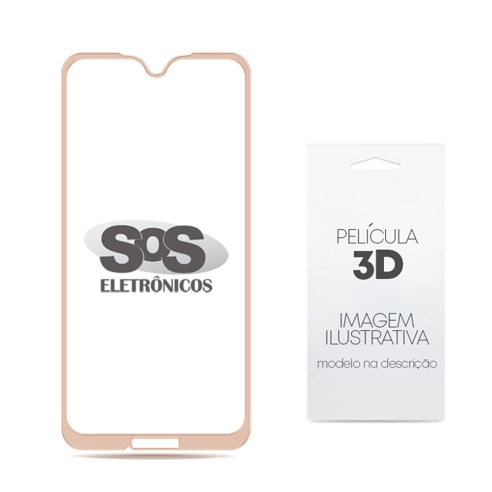 Pelcula 3D Dourada Samsung J5 Pro