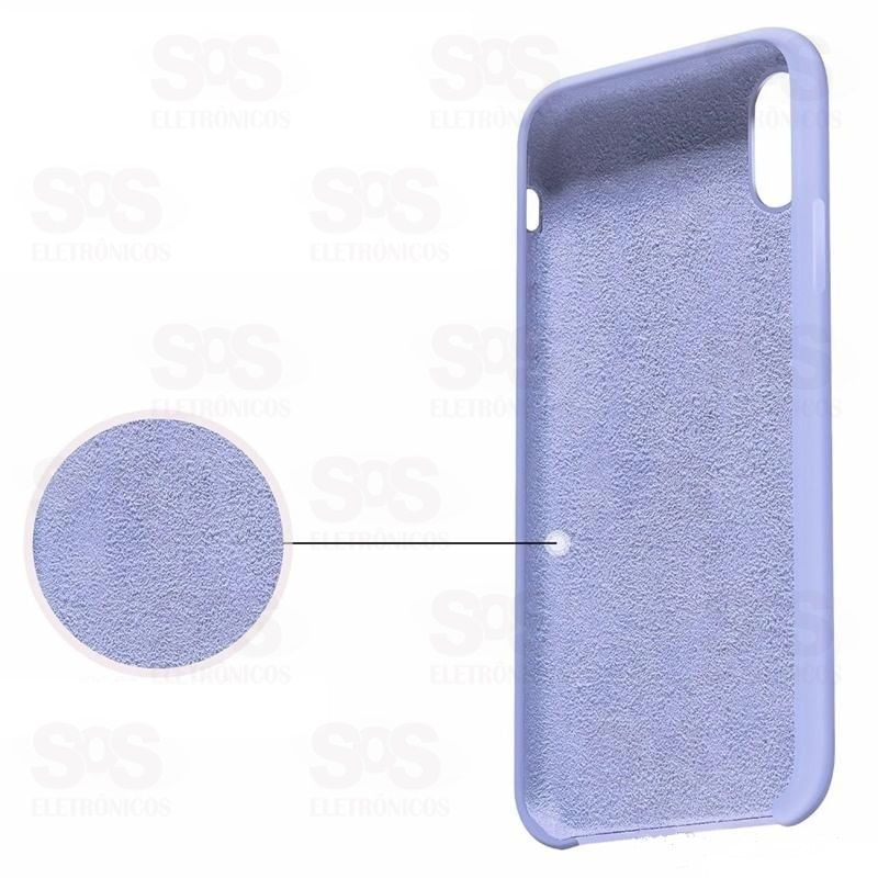 Case Aveludada Iphone 12 Cores Variadas Embalagem Simples 