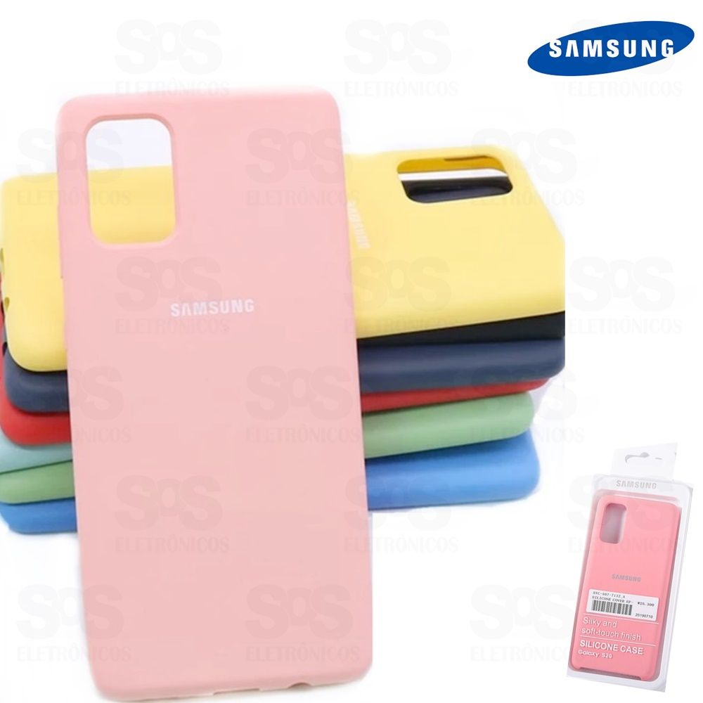 Case Aveludada Blister Samsung S10 Plus Cores Variadas 