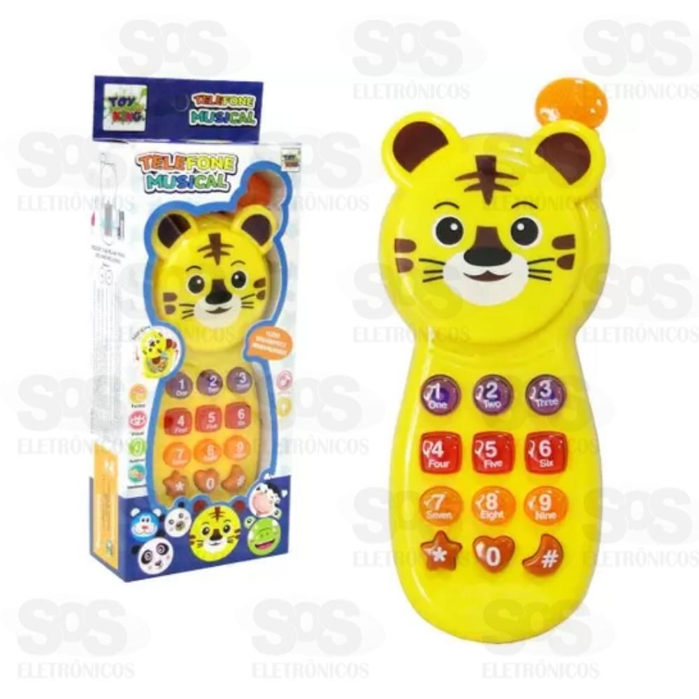 Telefone Infantil Musical Animais Toy King TK-AB2518