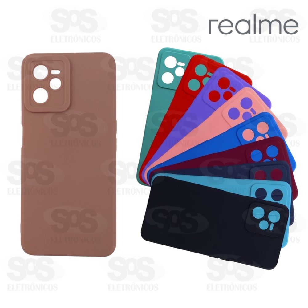 Case Aveludada Realme GT Neo 2 Cores Variadas Embalagem Simples