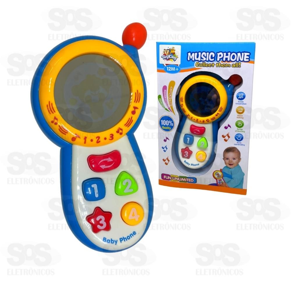 Telefone Infantil Musical Toy King TK-2215