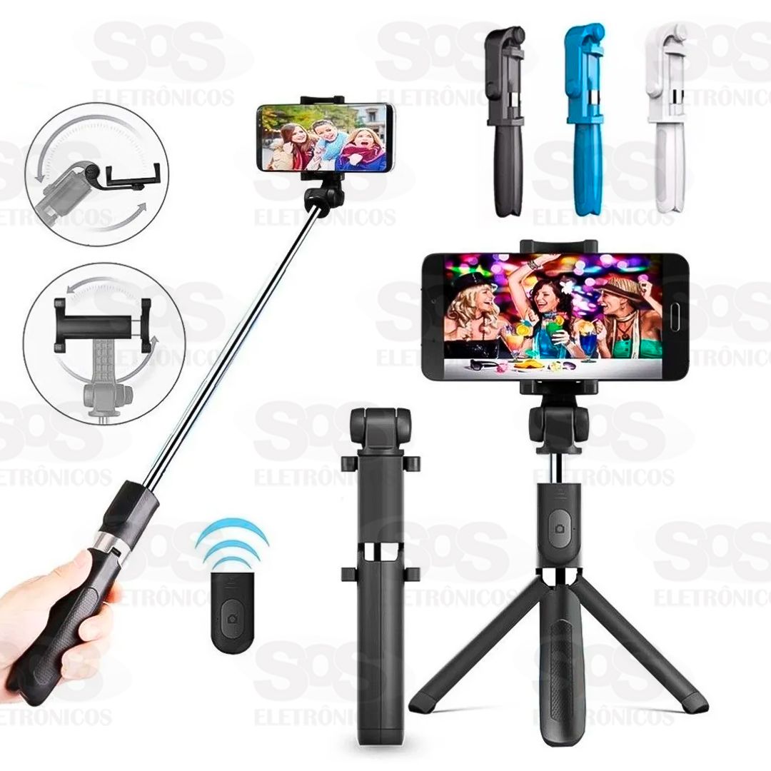 Basto De Selfie e Trip Prime Com Controle Remoto Xtrad CH0466