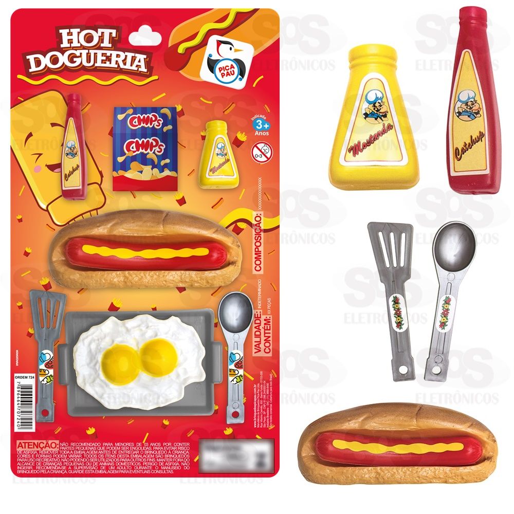 Kit Hot Dog 9 Peas Pica-Pau 0724