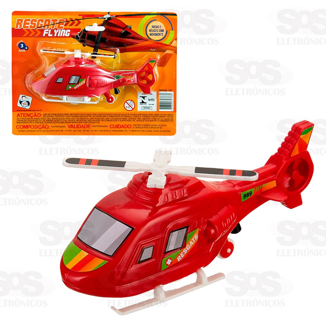 Helicptero Resgate Flying  Corda Pica Pau 703