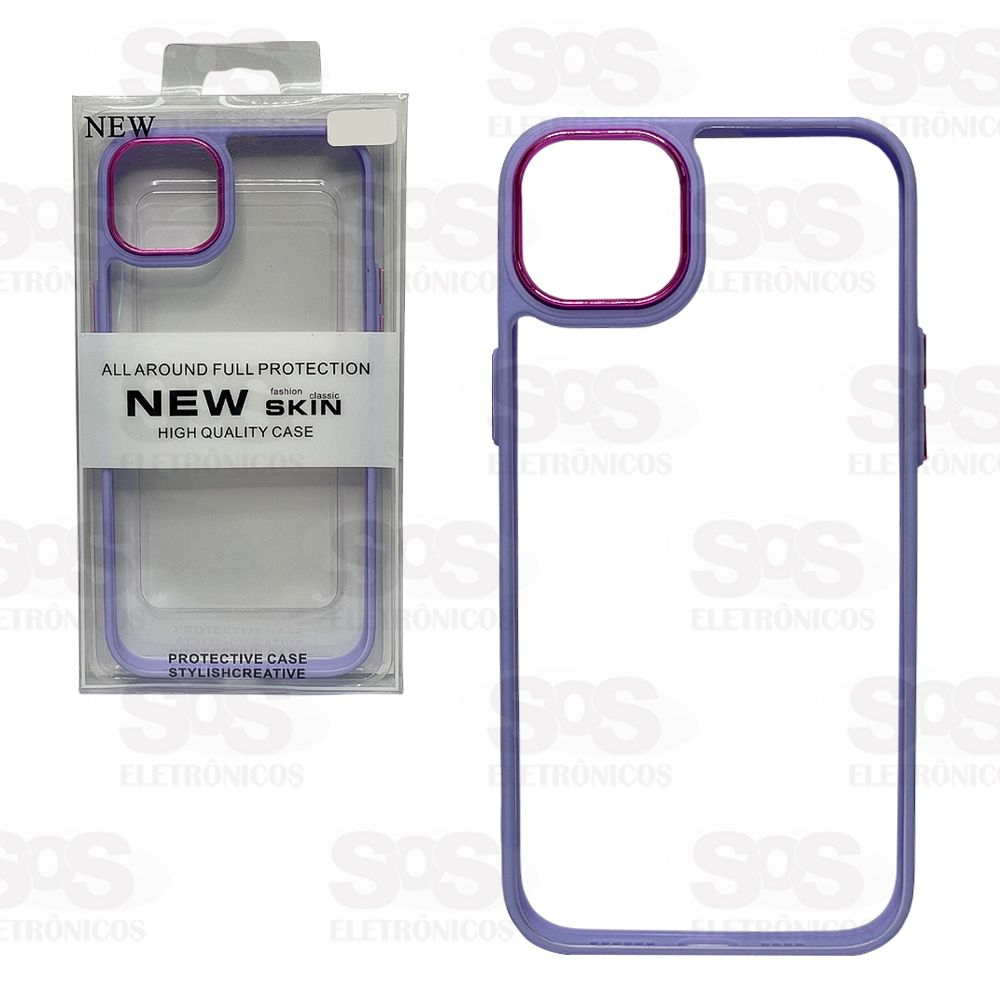 Capa Transparente Borda De Luxo Iphone XR Cores Sortidas