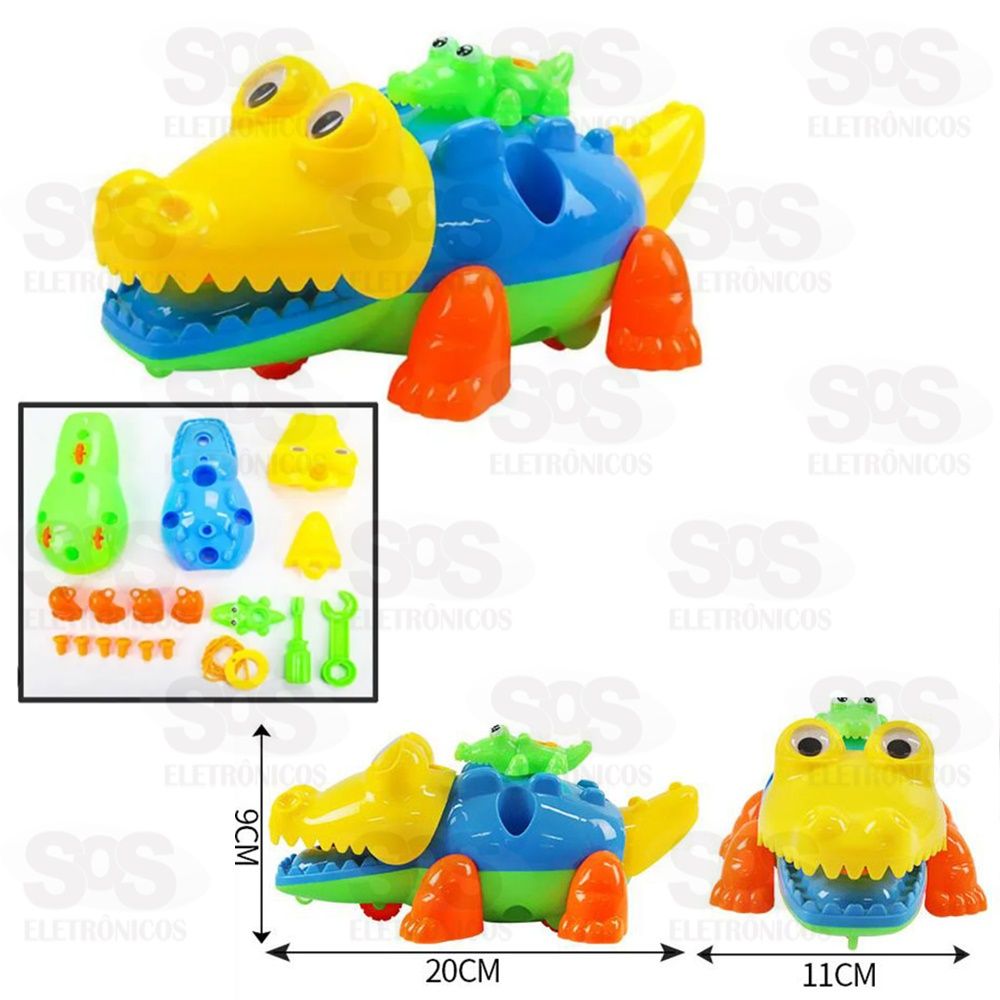 Jacar Cute Monta Desmonta Toy King TK-AB4677