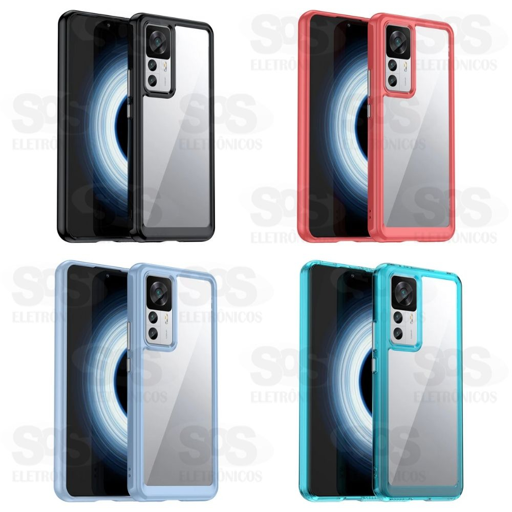 Capa Transparente Com Borda Xiaomi Redmi 9A Cores Sortidas