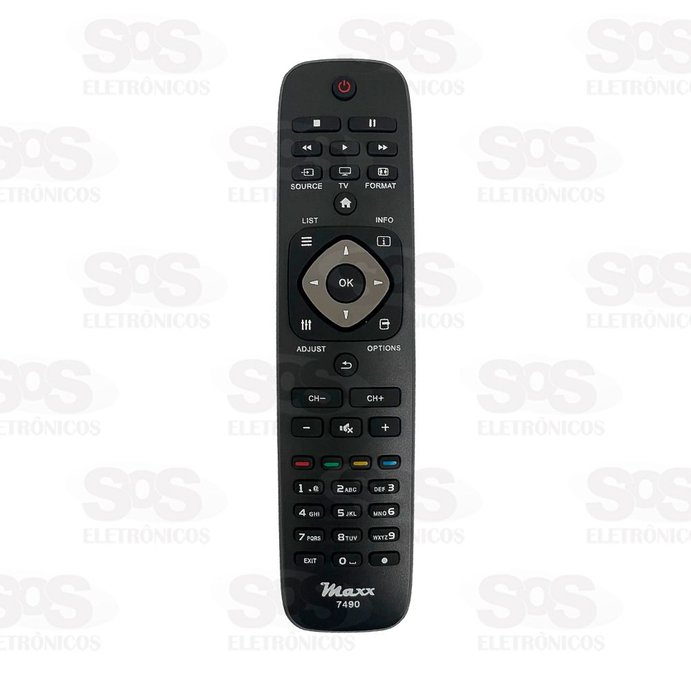 Controle Remoto Philips LCD Maxx 7490