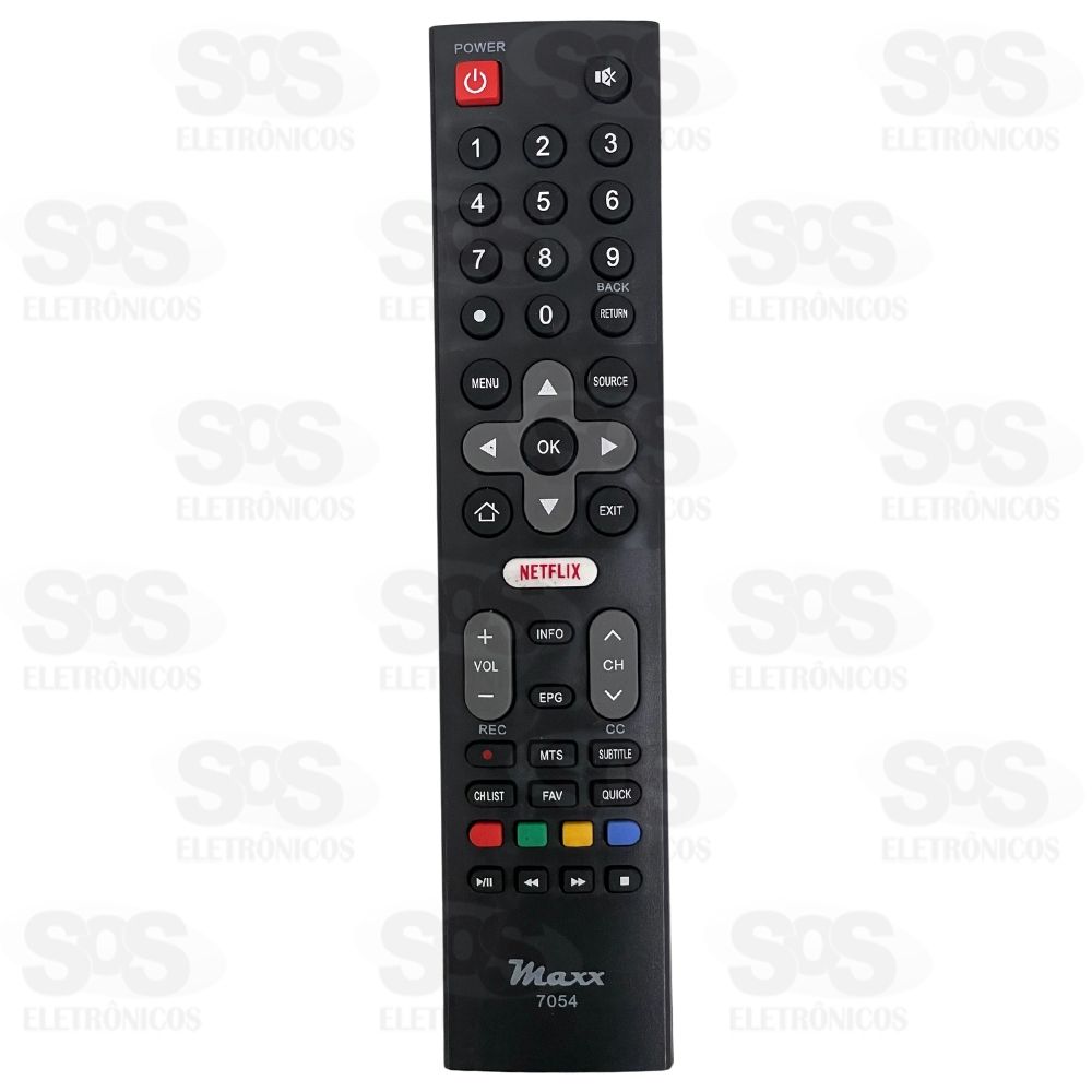 Controle Remoto Philco Netflix Maxx 7054