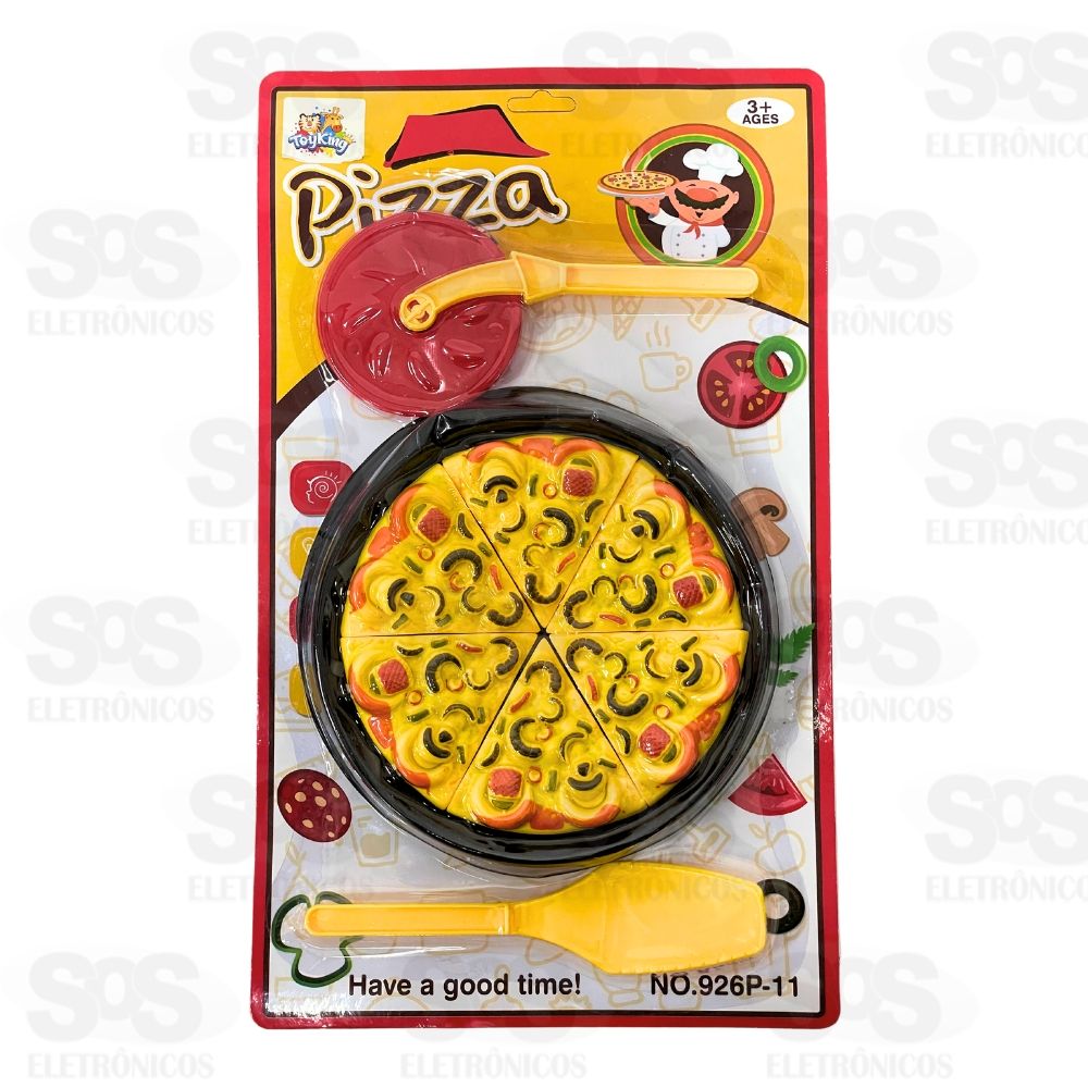 Kit Pizza Brinquedo 9 Peas Toy King TK-AB4417