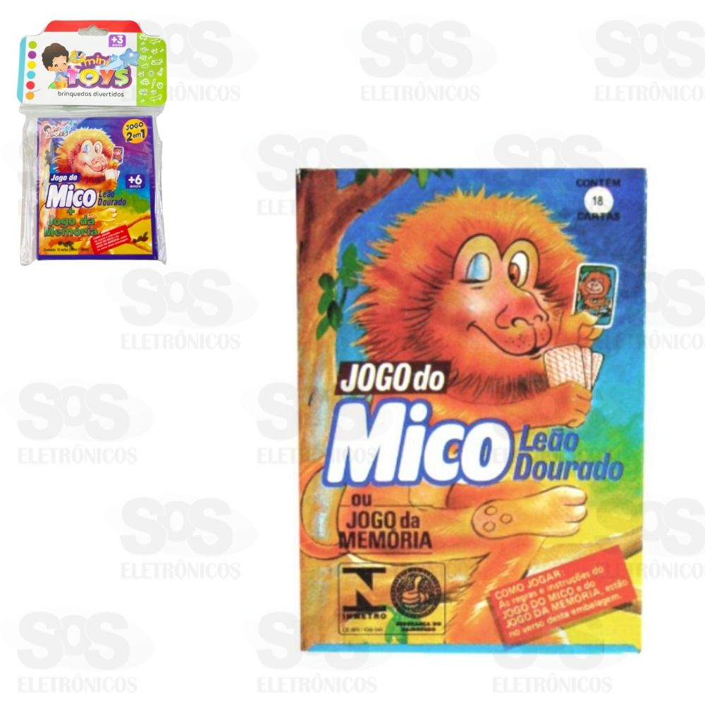 Jogo Do Mico e  Jogo Da Memria Mini Toys 226