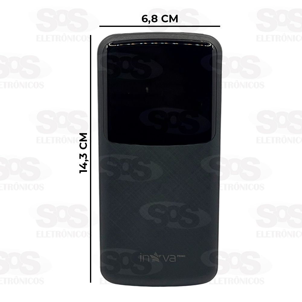 Carga Extra 20.000mAh Com Display V8/Iphone/Type C Inova KV-911024