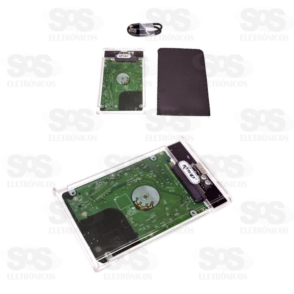 Case Para HD Sata Transparente 2.5″ Altomex AU-90