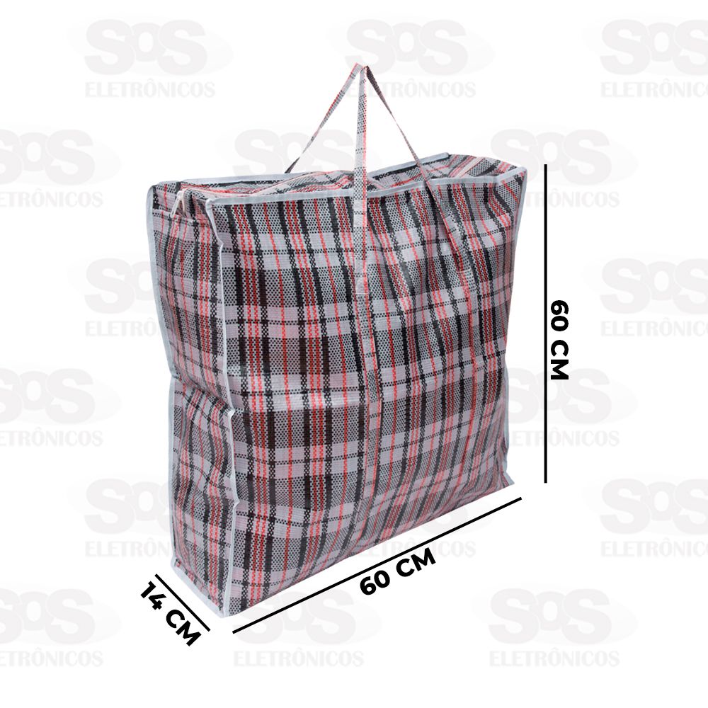 Sacola Multiuso Nylon 60x60x14 cm Caerus CRS-6140