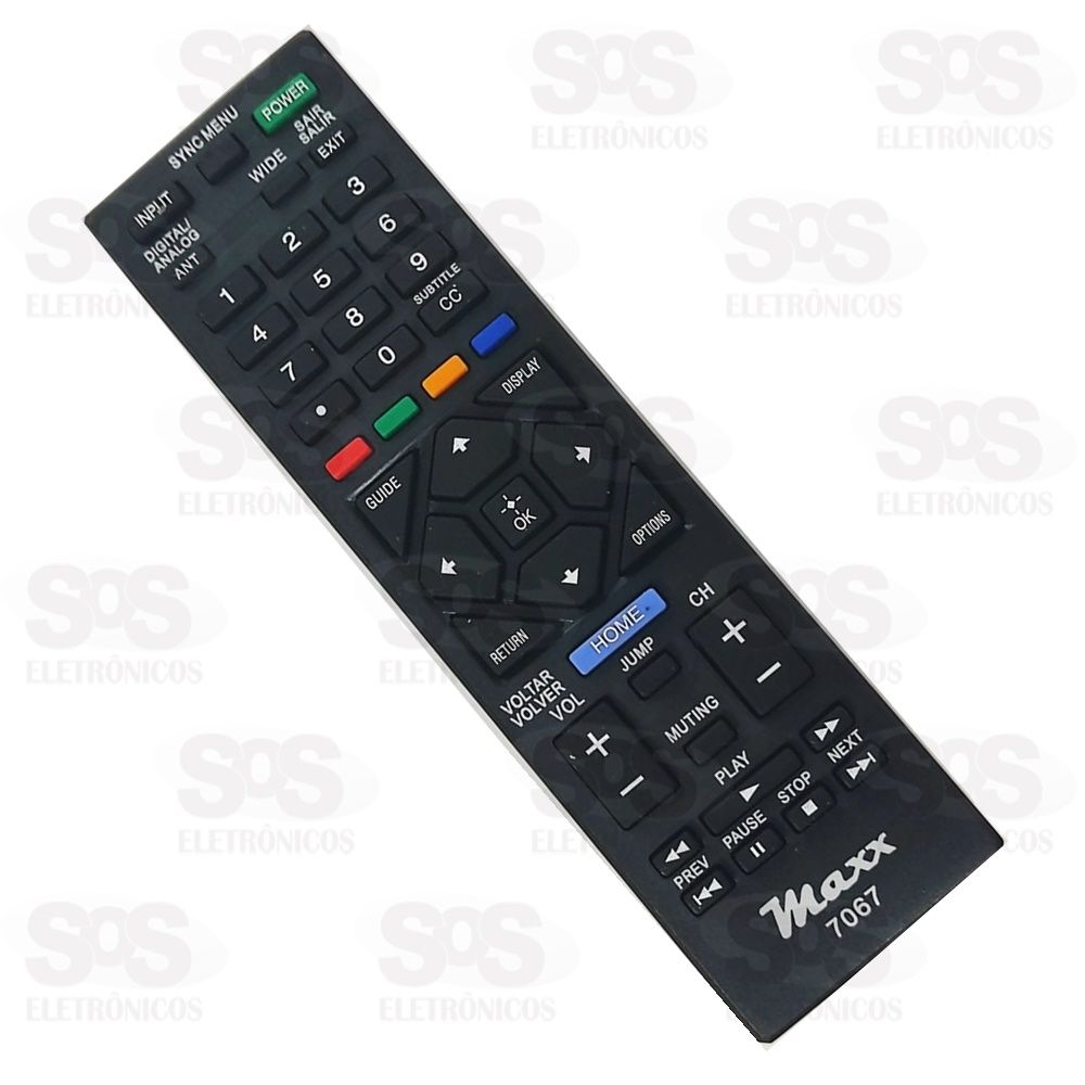 Controle Remoto Sony Maxx 7067