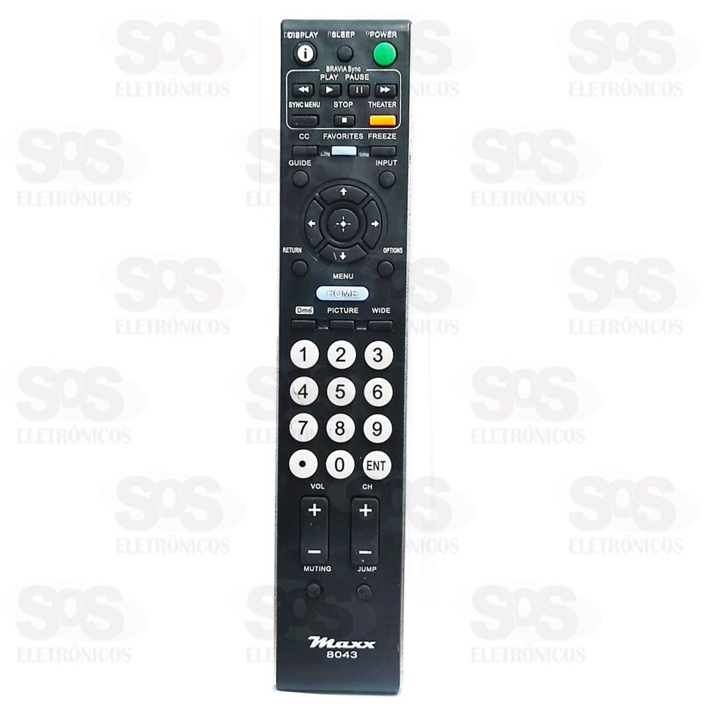 Controle Remoto Sony Bravia Maxx 8043