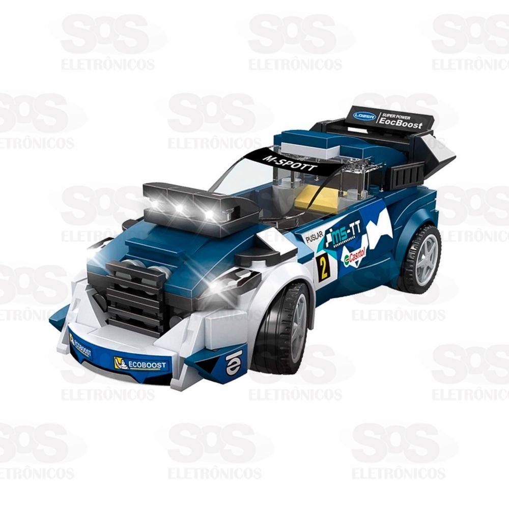 Carrinho de Montar Super Rally Azul 200 Peas Zippy Toys 8347