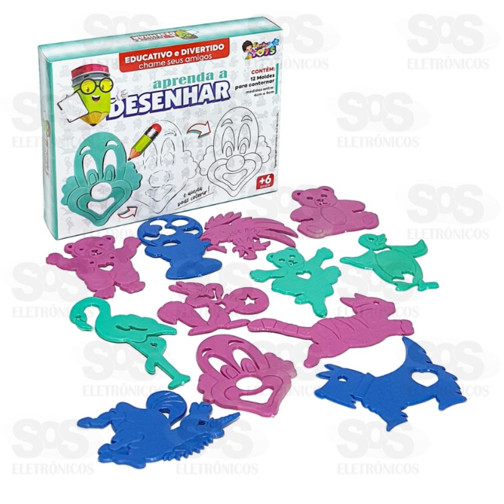 Aprenda A Desenhar Forminhas 12 Peas Mini Toys 1092