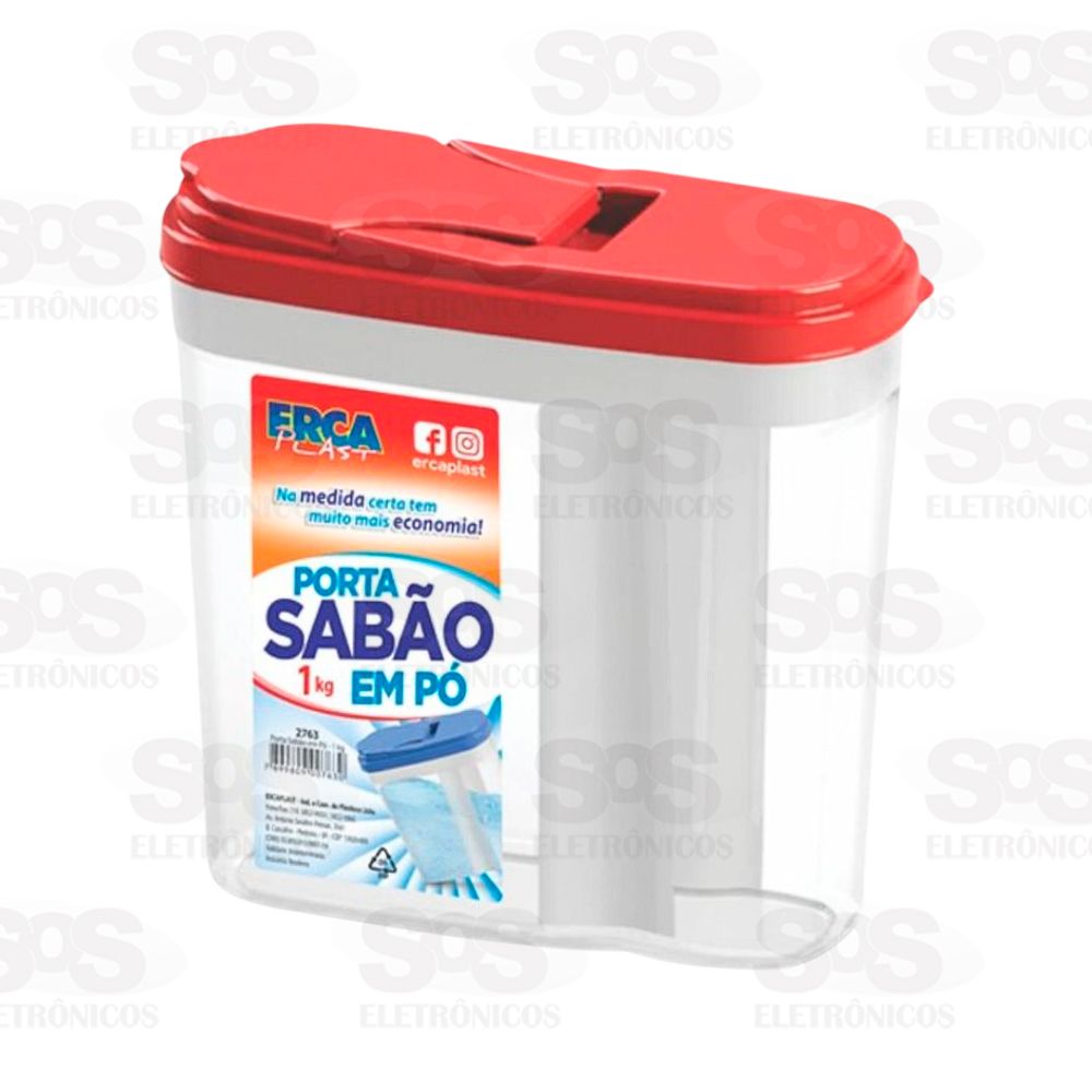 Pote Porta Sabo Em P 1Kg Ercaplast 2763