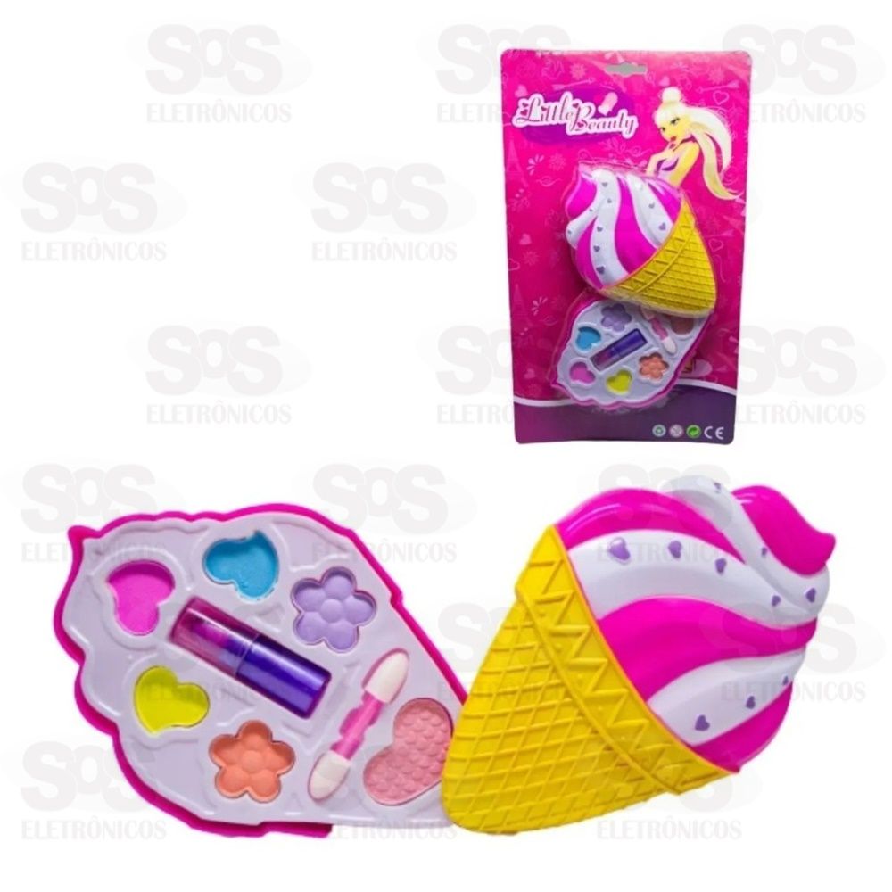 Kit De Maquiagem Para Boneca Sorvete Toy King 2607