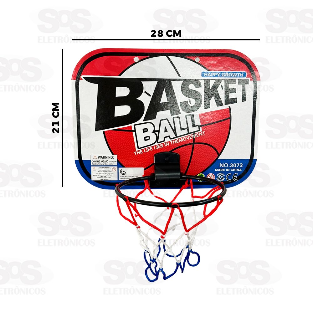 Kit Cesta De Basquete Infantil Toy King TK-AB5359