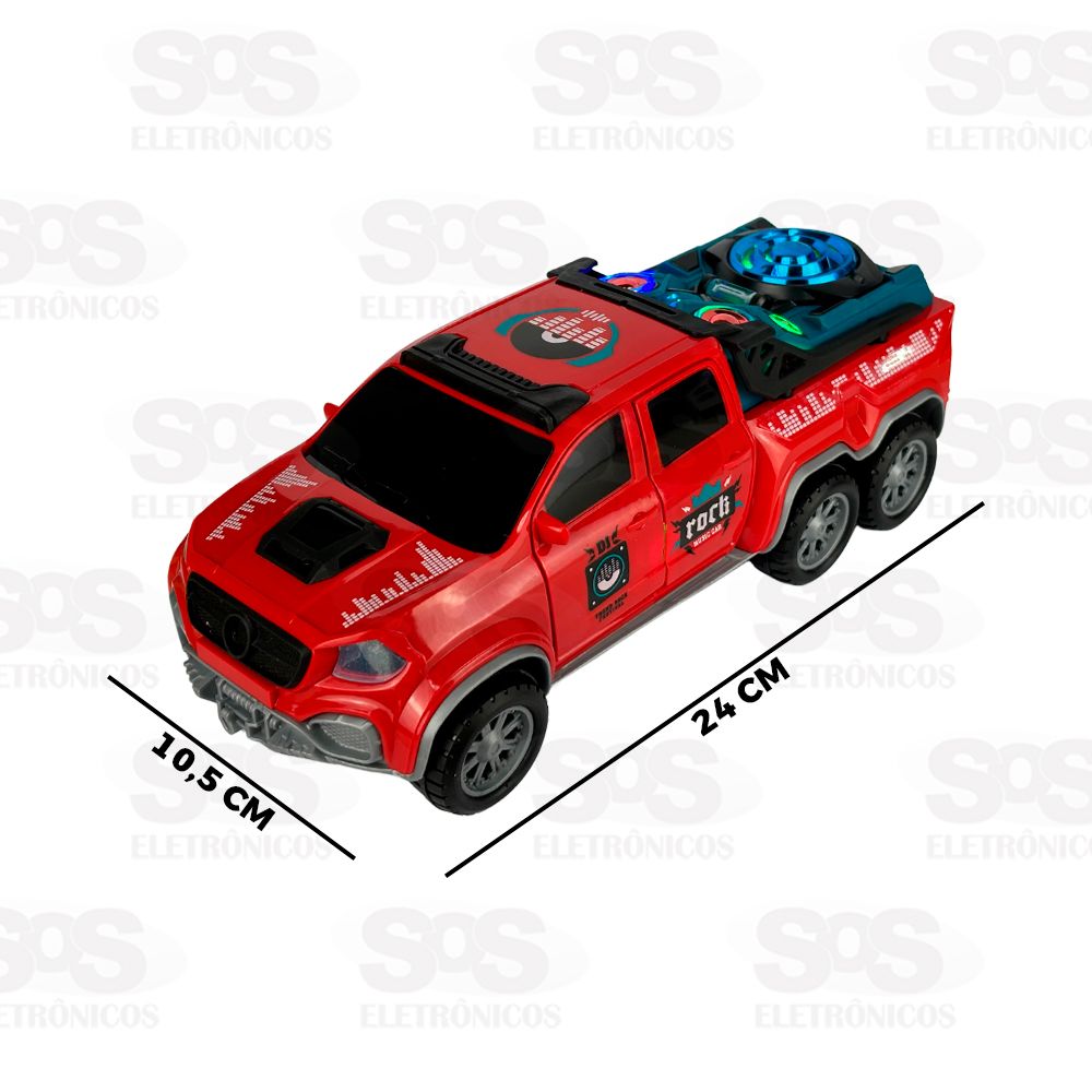 Carro De Som Abre as Portas Bate e Volta Toy King TK-AB6338