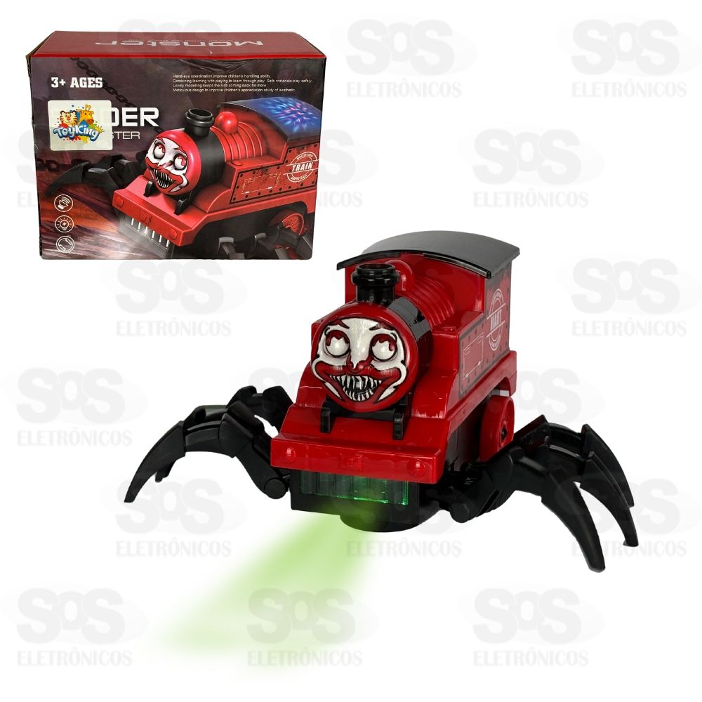 Trem Terror Choo-Choo Charles Com Luzes e Sons Toy King TK-AB6391