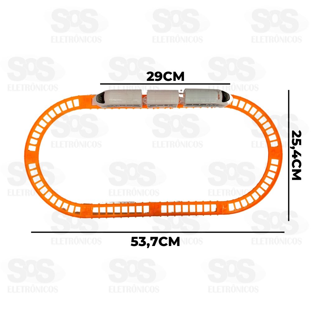 Pista De Trem Bala  Pilha Toy King TK-1175