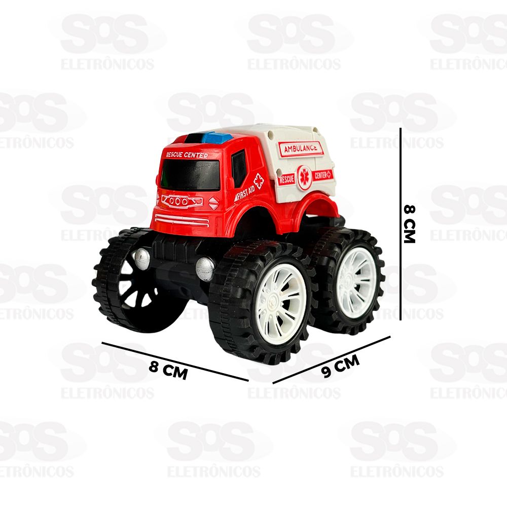 Carrinho Ambulncia Off-Road  Frico Toy King TK-AB5561