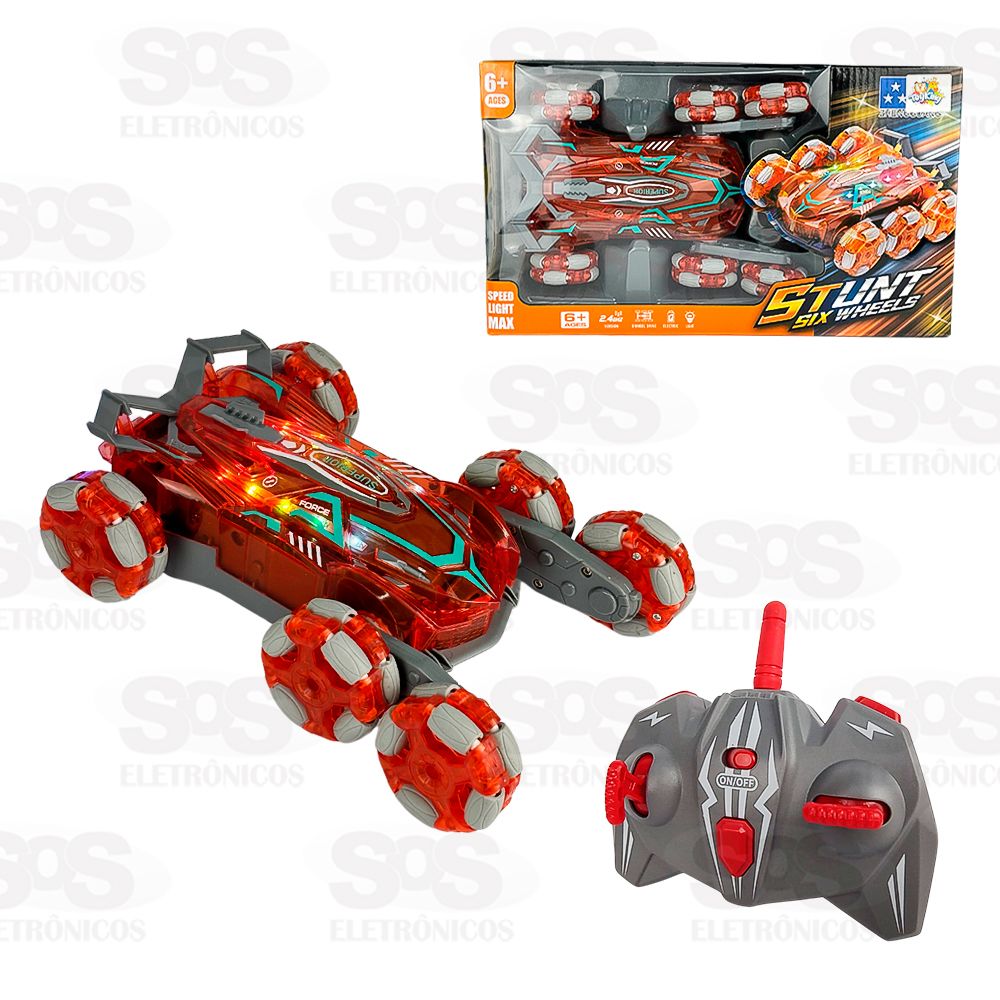 Carro Maluco Solta Fumaa Com Controle Remoto Toy King TK-AB6359