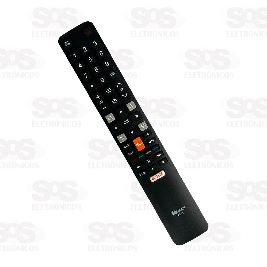 Controle Remoto TCL Tecla Netflix Maxx 7811 KA-3888