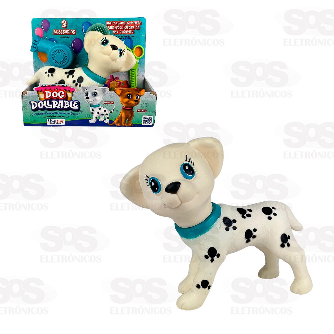 Dog Dollrable Com Acessrios Unitrio Homeplay 3140