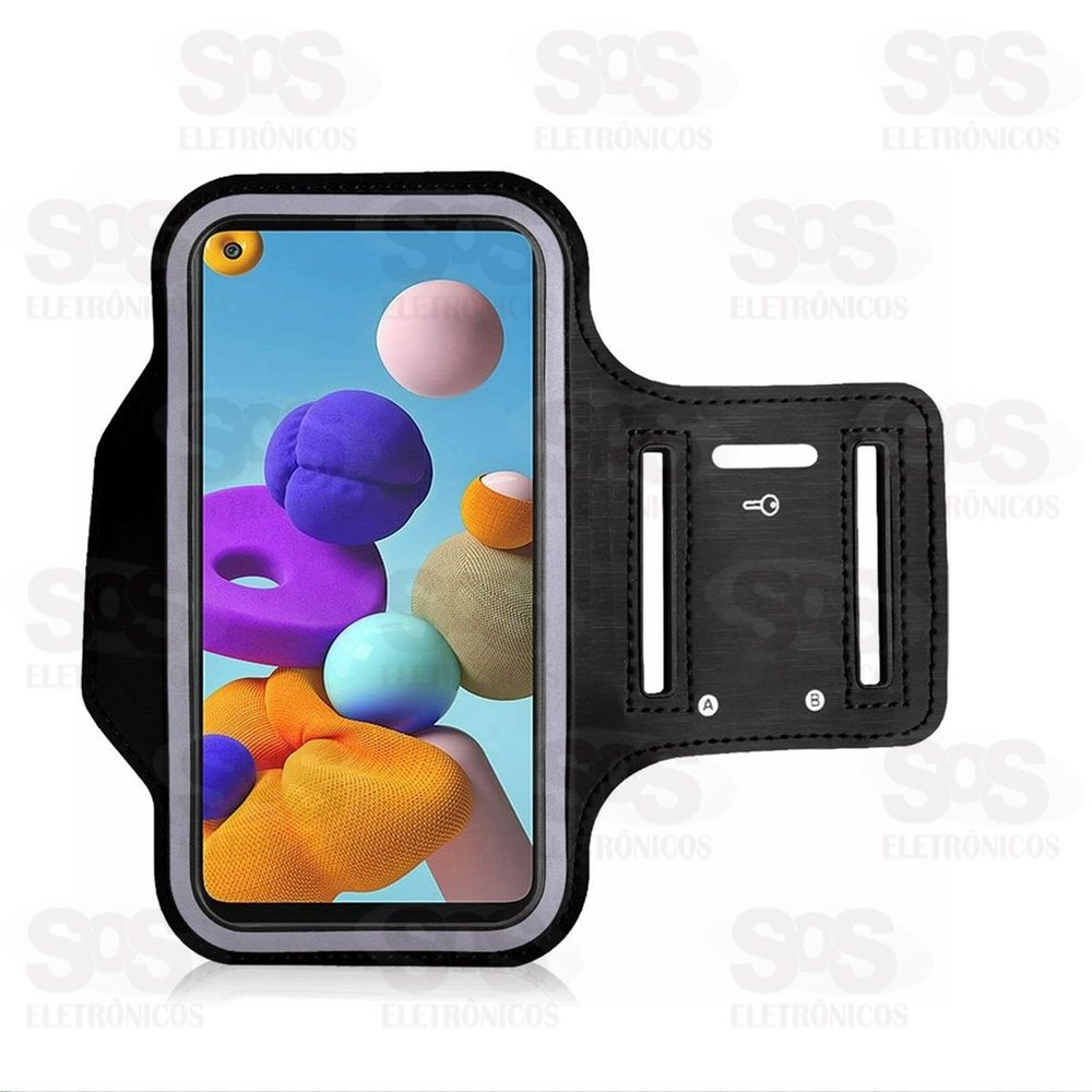 Braadeira Sport Neoprene Para Celular At 6.3 Cores Variadas Tomate MTG-116