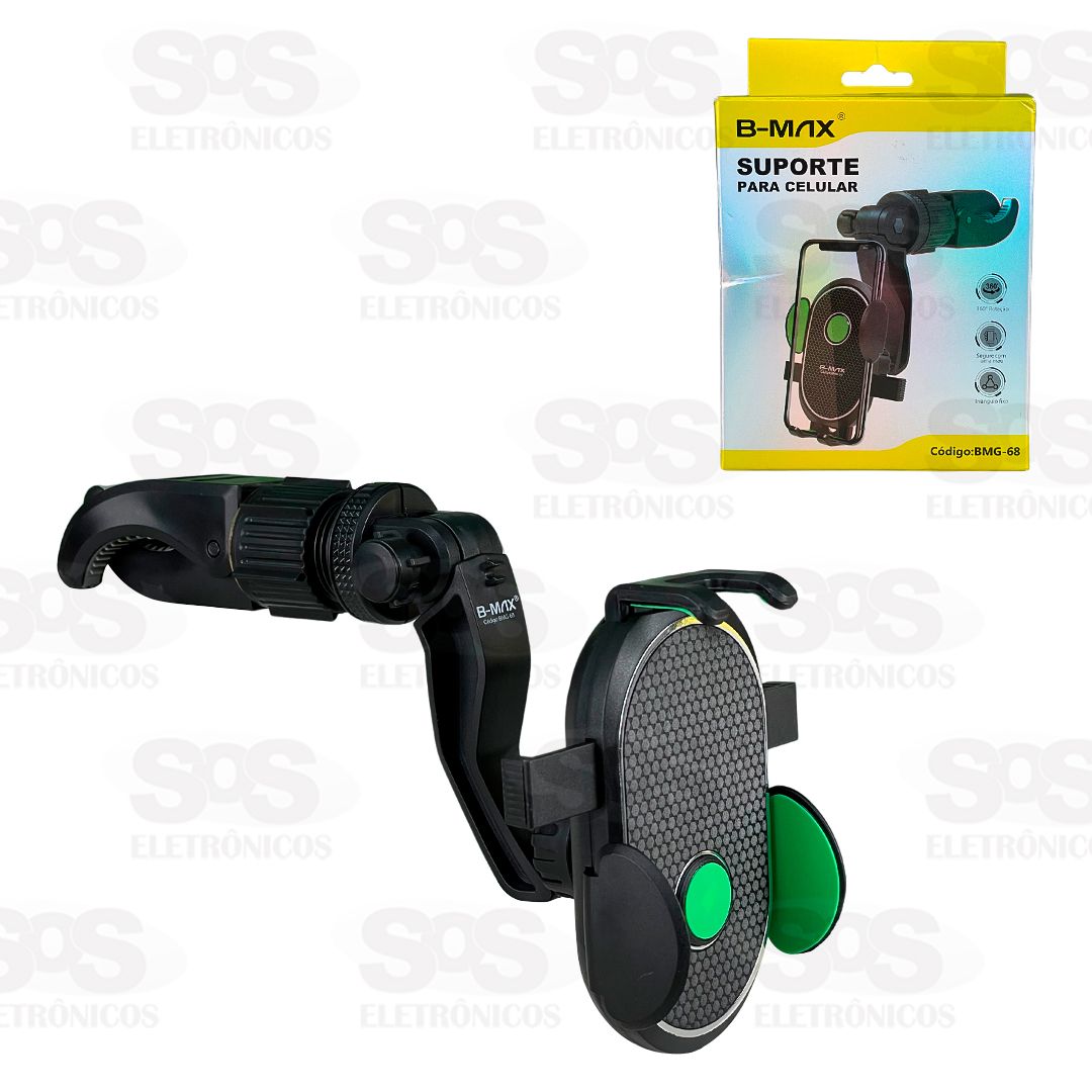 Suporte De Celular Para Enconsto de Banco 360 Graus B-Max BMG-68