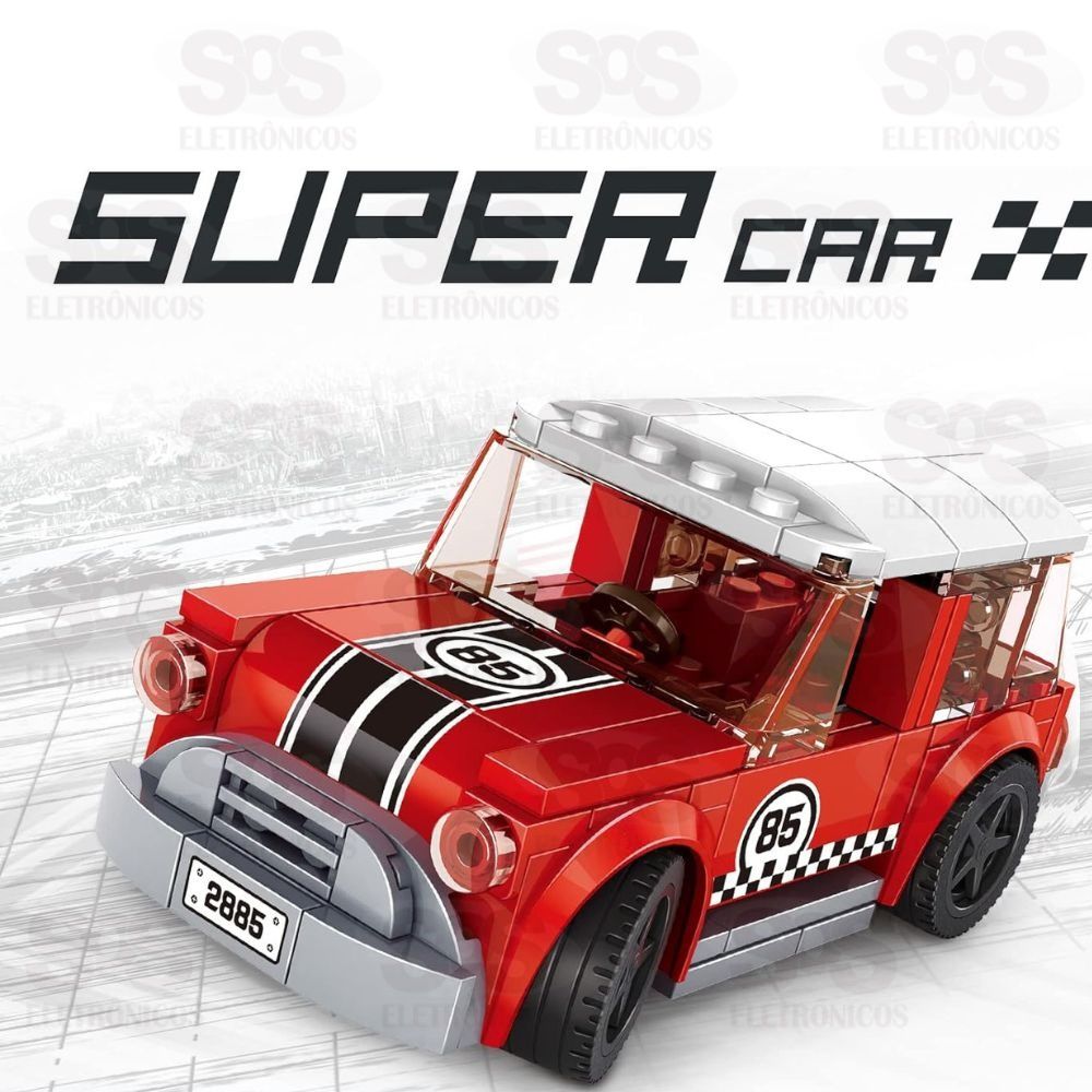 Carrinho de Montar Super Car Cooper 115 Peas Zippy Toys 8349