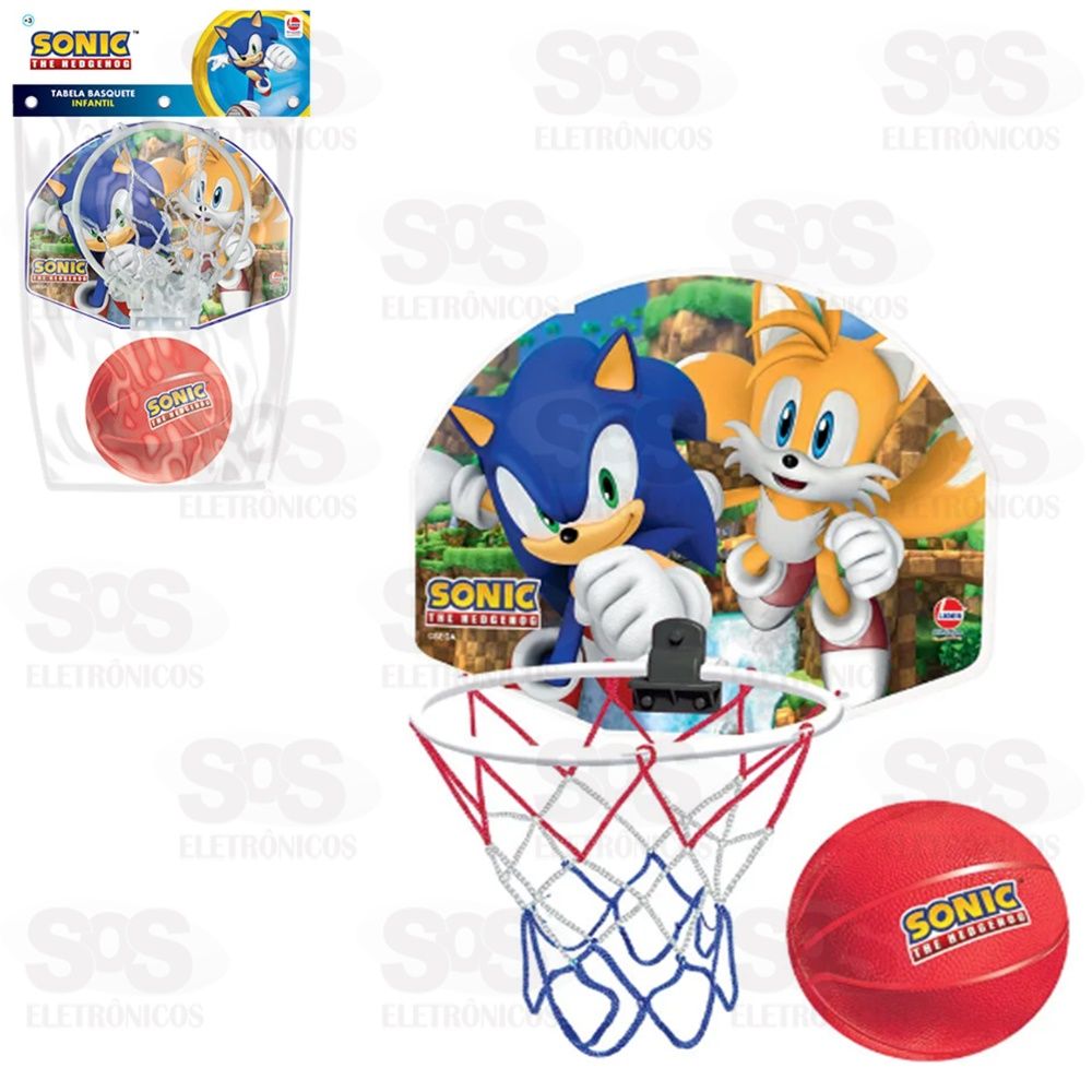 Tabela De Basquete Infantil Sonic Lider 3554