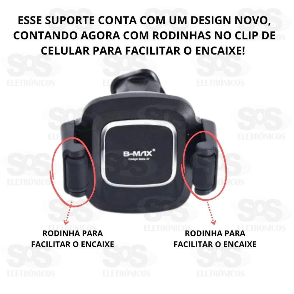 Suporte De Celular Sada de Ar Com Rodinhas At 8,5cm Bmax BMG-27